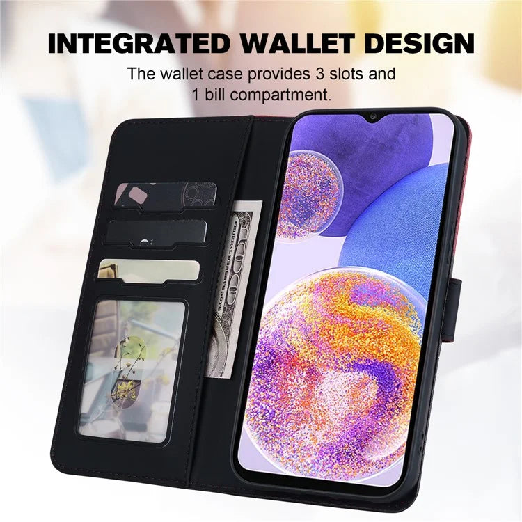 Cartoon Pet Series for Samsung Galaxy A23 4G / A23 5G (Global Version) Case Wallet Phone Cover