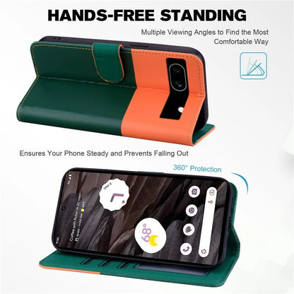 Cartoon Pet Series for Google Pixel 7a Shockproof Case Wallet Phone Cover