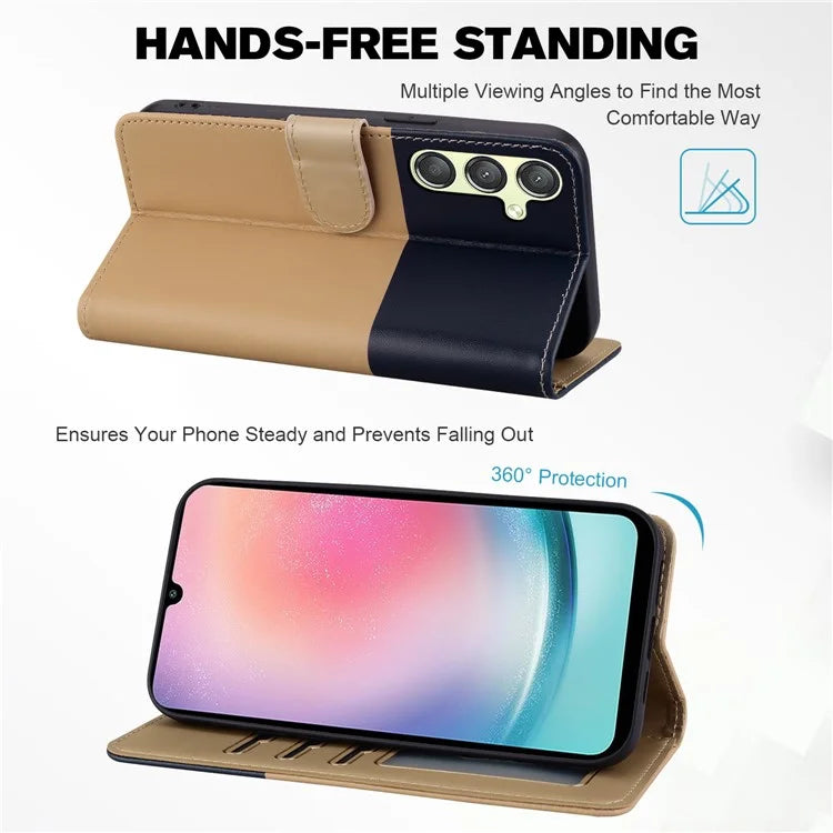 Cartoon Pet Series for Samsung Galaxy A24 4G (162.1 x 77.6 x 8.3mm) Case Anti-Drop Wallet Phone Cover