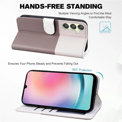 Cartoon Pet Series for Samsung Galaxy A24 4G (162.1 x 77.6 x 8.3mm) Case Anti-Drop Wallet Phone Cover