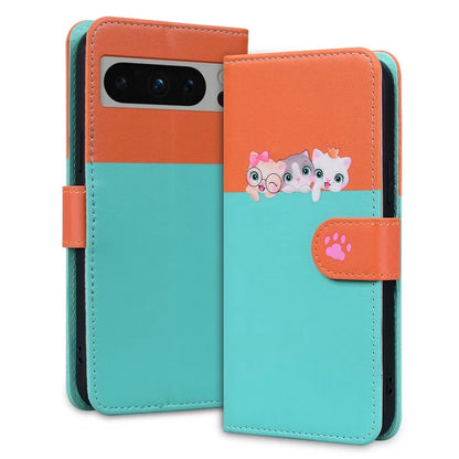 For Google Pixel 8 Pro Shockproof Case Anti-Drop Leather Flip Cover