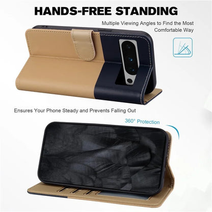 For Google Pixel 8 Pro Shockproof Case Anti-Drop Leather Flip Cover