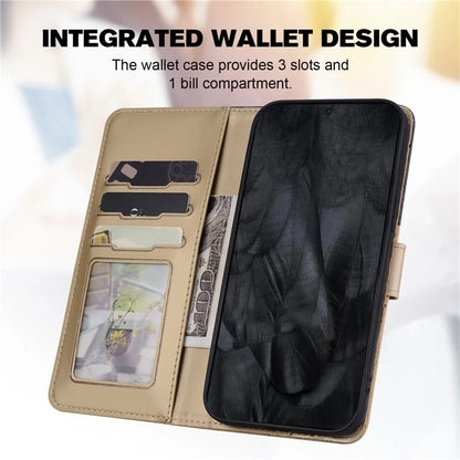 For Google Pixel 8 Pro Shockproof Case Anti-Drop Leather Flip Cover