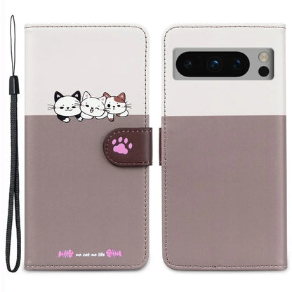 For Google Pixel 8 Pro Shockproof Case Anti-Drop Leather Flip Cover