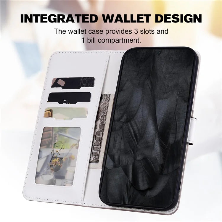 For Google Pixel 8 Pro Shockproof Case Anti-Drop Leather Flip Cover