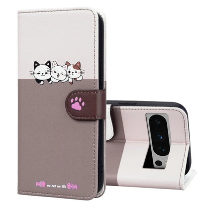 For Google Pixel 8 Pro Shockproof Case Anti-Drop Leather Flip Cover