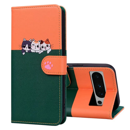 For Google Pixel 8 Pro Shockproof Case Anti-Drop Leather Flip Cover