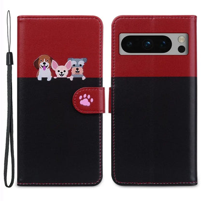 For Google Pixel 8 Pro Shockproof Case Anti-Drop Leather Flip Cover
