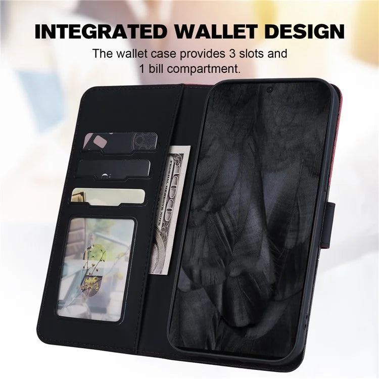 For Google Pixel 8 Pro Shockproof Case Anti-Drop Leather Flip Cover