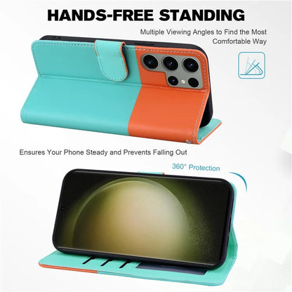 Cartoon Pet Series for Samsung Galaxy S22 Ultra 5G Case Wallet Phone Leather Flip Cover