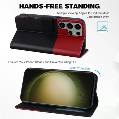 Cartoon Pet Series for Samsung Galaxy S22 Ultra 5G Case Wallet Phone Leather Flip Cover