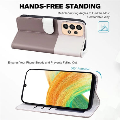 Cartoon Pet Series for Samsung Galaxy A33 5G Wallet Phone Case Shockproof Leather Cover