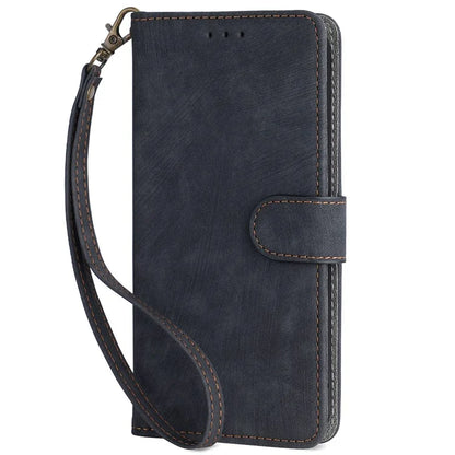 For OnePlus 12 5G Leather Phone Case with Strap RFID Blocking Card Slots