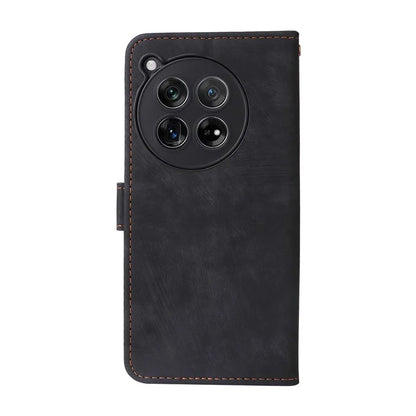 For OnePlus 12 5G Leather Phone Case with Strap RFID Blocking Card Slots
