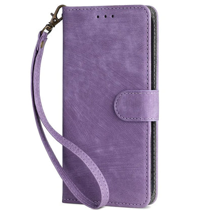 For OnePlus 12 5G Leather Phone Case with Strap RFID Blocking Card Slots