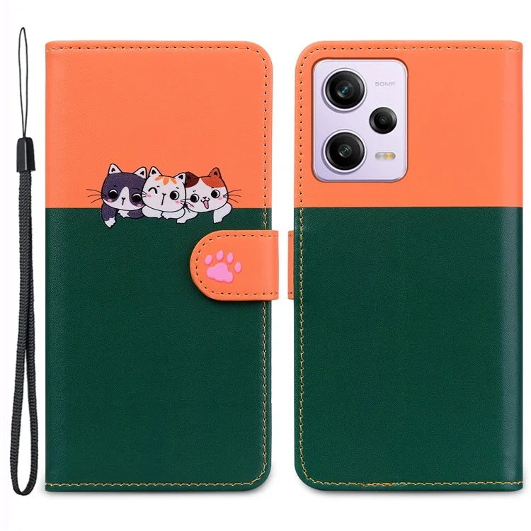 For Xiaomi Poco X5 Pro 5G / Note 12 Pro Speed 5G / Note 12 Pro 5G Phone Case Leather Flip Cover