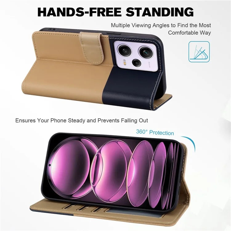 For Xiaomi Poco X5 Pro 5G / Note 12 Pro Speed 5G / Note 12 Pro 5G Phone Case Leather Flip Cover