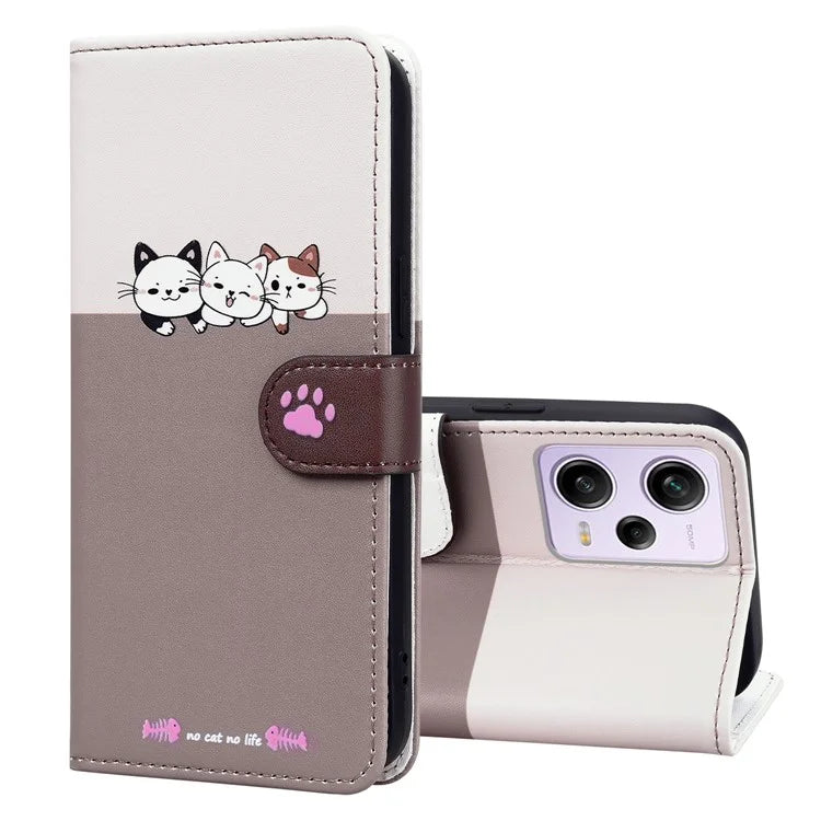 For Xiaomi Poco X5 Pro 5G / Note 12 Pro Speed 5G / Note 12 Pro 5G Phone Case Leather Flip Cover