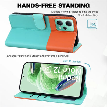 For Xiaomi Redmi Note 12 5G (India) /  Note 12 5G (China) /  Note 12 5G (Global) / Poco X5 5G Leather Case