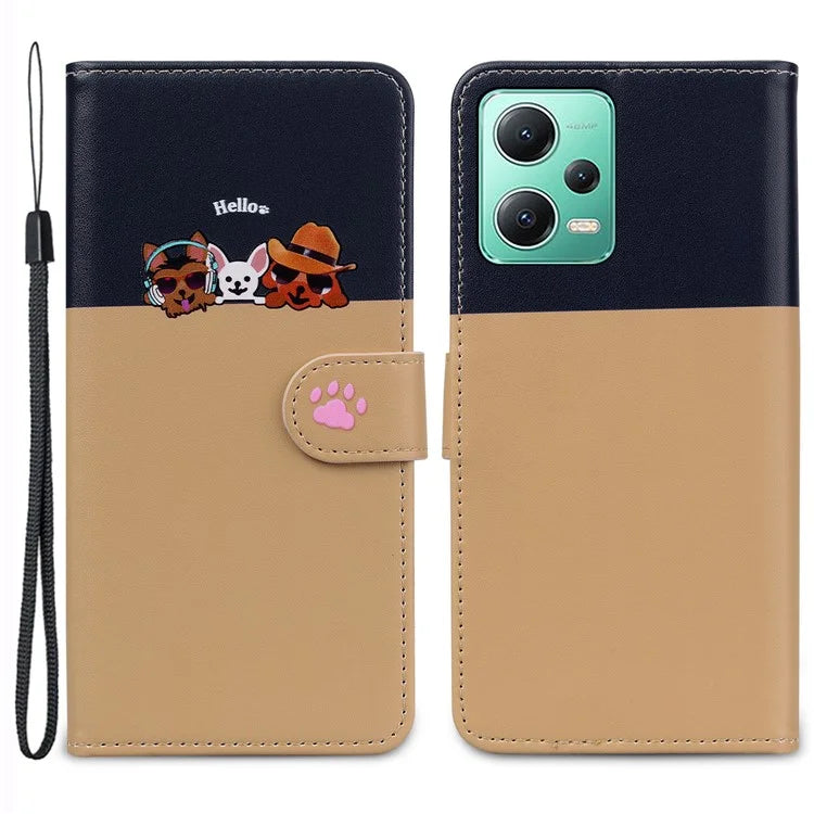 For Xiaomi Redmi Note 12 5G (India) /  Note 12 5G (China) /  Note 12 5G (Global) / Poco X5 5G Leather Case