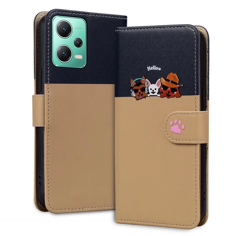 For Xiaomi Redmi Note 12 5G (India) /  Note 12 5G (China) /  Note 12 5G (Global) / Poco X5 5G Leather Case