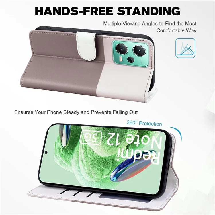For Xiaomi Redmi Note 12 5G (India) /  Note 12 5G (China) /  Note 12 5G (Global) / Poco X5 5G Leather Case