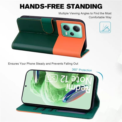 For Xiaomi Redmi Note 12 5G (India) /  Note 12 5G (China) /  Note 12 5G (Global) / Poco X5 5G Leather Case