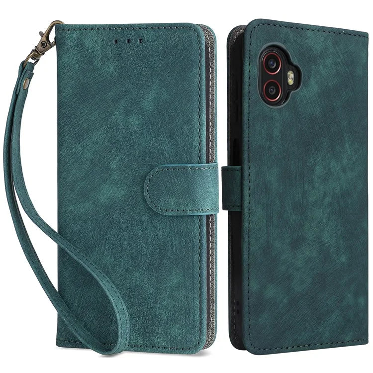 For Samsung Galaxy Xcover6 Pro 5G Phone Case Leather Cover RFID Blocking Wallet