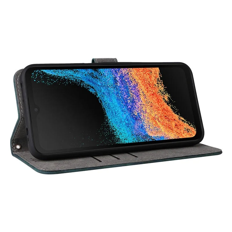 For Samsung Galaxy Xcover6 Pro 5G Phone Case Leather Cover RFID Blocking Wallet