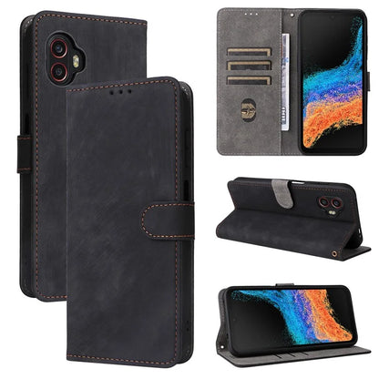 For Samsung Galaxy Xcover6 Pro 5G Phone Case Leather Cover RFID Blocking Wallet