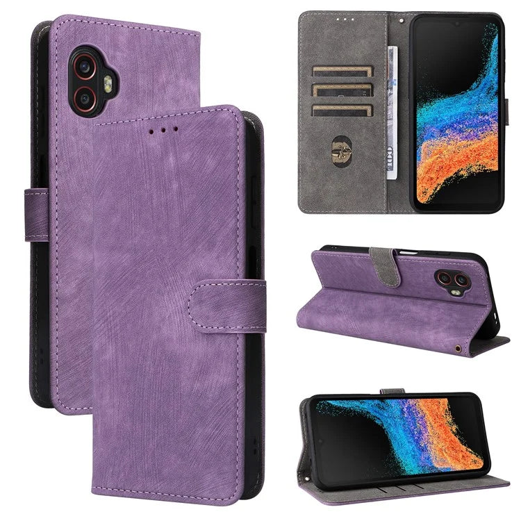 For Samsung Galaxy Xcover6 Pro 5G Phone Case Leather Cover RFID Blocking Wallet