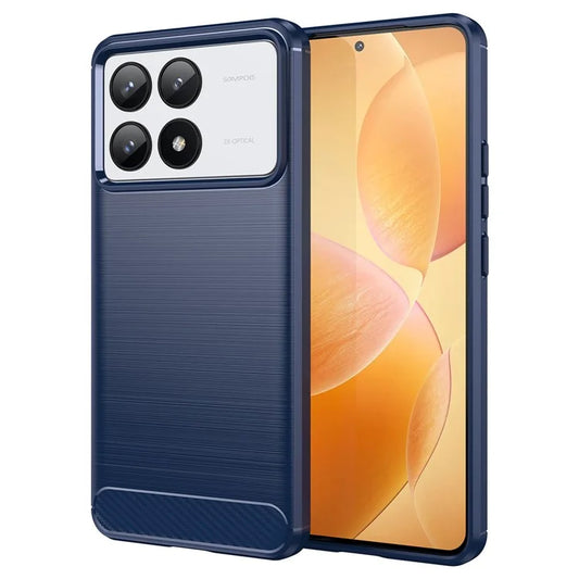 For Xiaomi Redmi K70 5G / K70 Pro 5G Case Carbon Fiber Brushed TPU Phone Cover