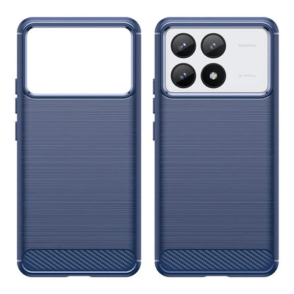 For Xiaomi Redmi K70 5G / K70 Pro 5G Case Carbon Fiber Brushed TPU Phone Cover