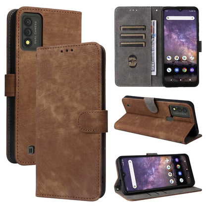 For Wiko Voix U616AT Phone Case RFID Blocking Leather Cover with Strap