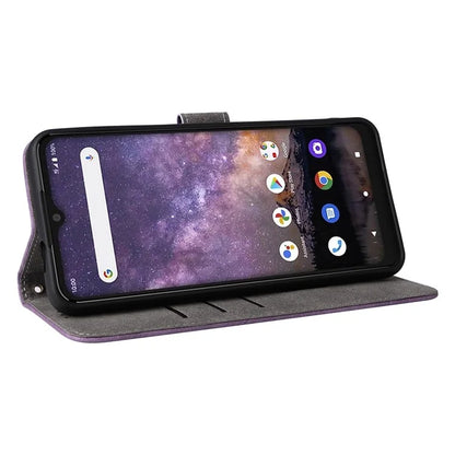 For Wiko Voix U616AT Phone Case RFID Blocking Leather Cover with Strap