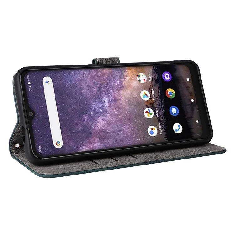 For Wiko Voix U616AT Phone Case RFID Blocking Leather Cover with Strap