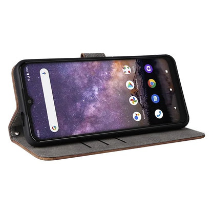 For Wiko Voix U616AT Phone Case RFID Blocking Leather Cover with Strap