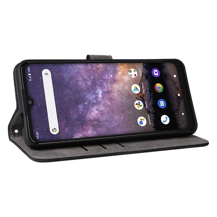 For Wiko Voix U616AT Phone Case RFID Blocking Leather Cover with Strap