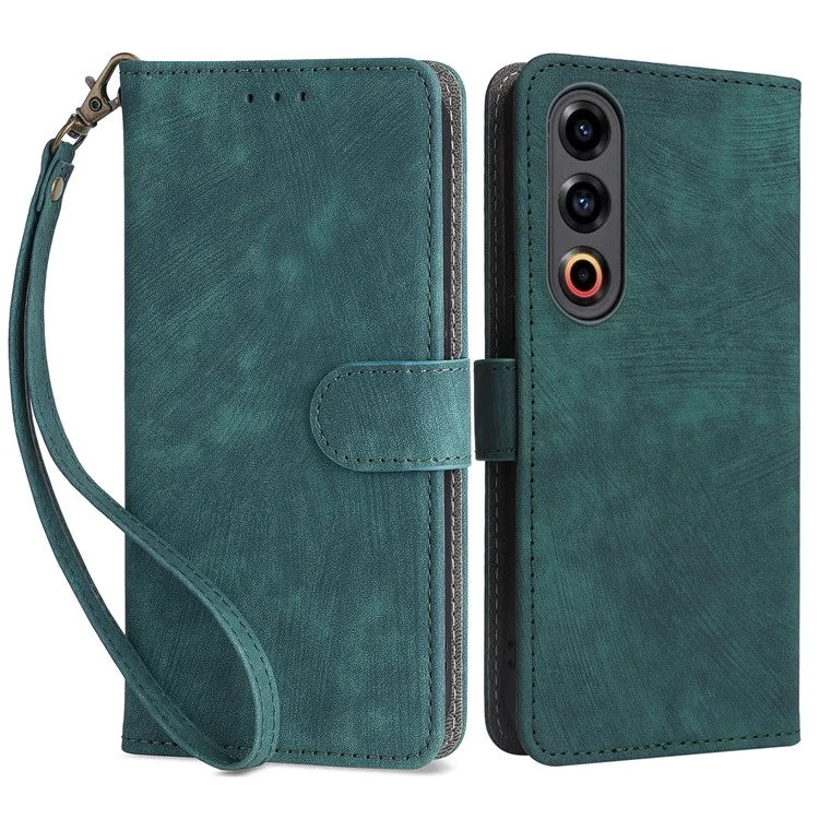 For Meizu 21 Leather Case with Strap RFID Blocking Phone Wallet Cover