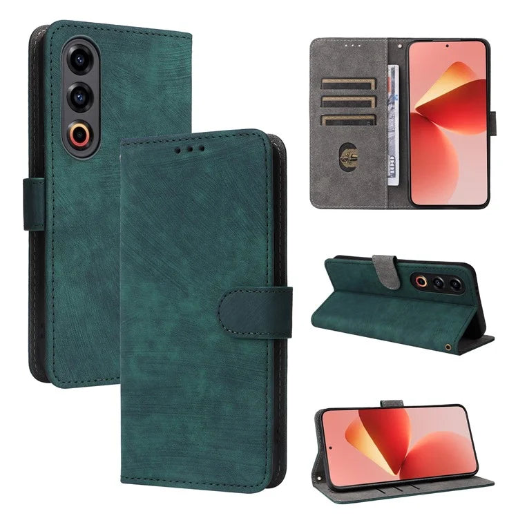 For Meizu 21 Leather Case with Strap RFID Blocking Phone Wallet Cover