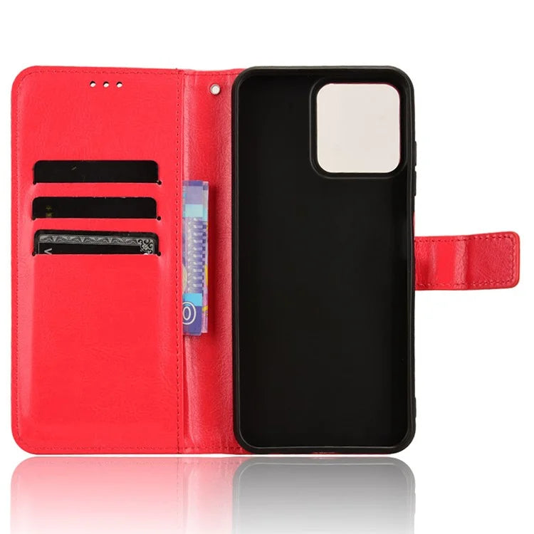 For ZTE Blade A73 / Blade V50 Smart / Blade V50 Design 4G / Axon 50 Lite Phone Leather Case Wallet