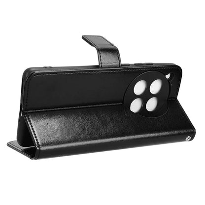 For OnePlus 12 5G Wallet Leather Phone Case Craxy Horse Pattern