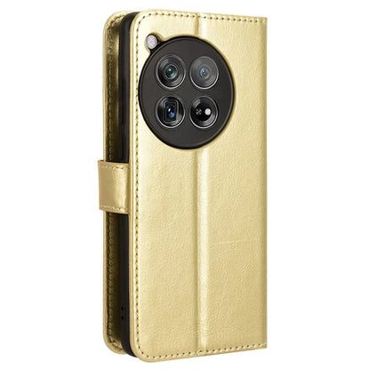 For OnePlus 12 5G Wallet Leather Phone Case Craxy Horse Pattern