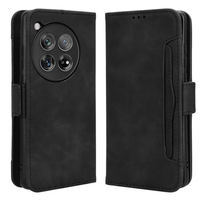 Leather Phone Shell for OnePlus 12 5G Case Multiple Card Slots Wallet Cellphone Cover