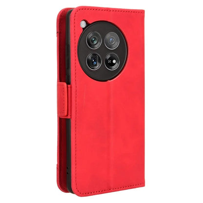 Leather Phone Shell for OnePlus 12 5G Case Multiple Card Slots Wallet Cellphone Cover