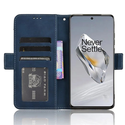 Leather Phone Shell for OnePlus 12 5G Case Multiple Card Slots Wallet Cellphone Cover