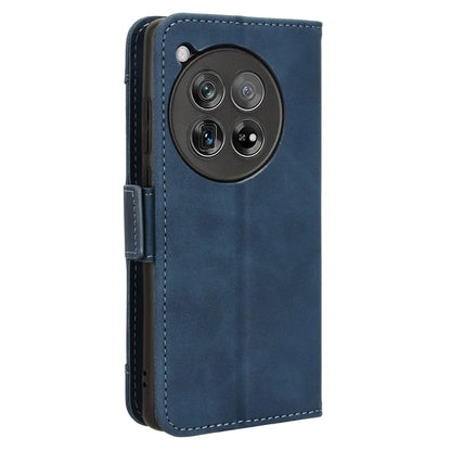 Leather Phone Shell for OnePlus 12 5G Case Multiple Card Slots Wallet Cellphone Cover