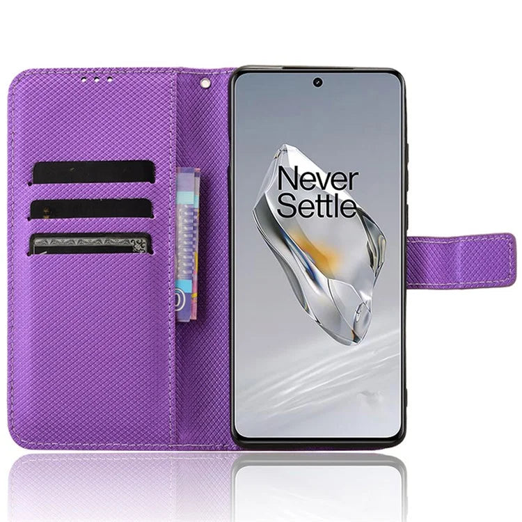 For OnePlus 12 5G Shockproof Mobile Phone Case PU Leather Stand Cover