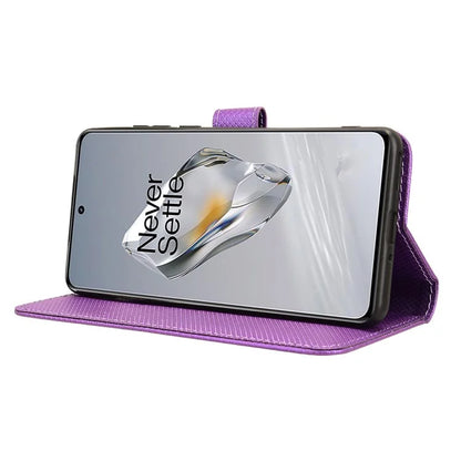 For OnePlus 12 5G Shockproof Mobile Phone Case PU Leather Stand Cover