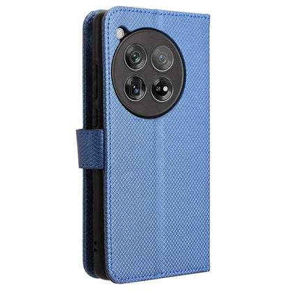 For OnePlus 12 5G Shockproof Mobile Phone Case PU Leather Stand Cover